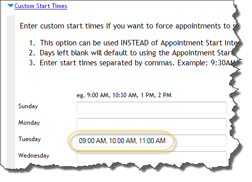 Image:Restricting Services to particular Days: Part 2